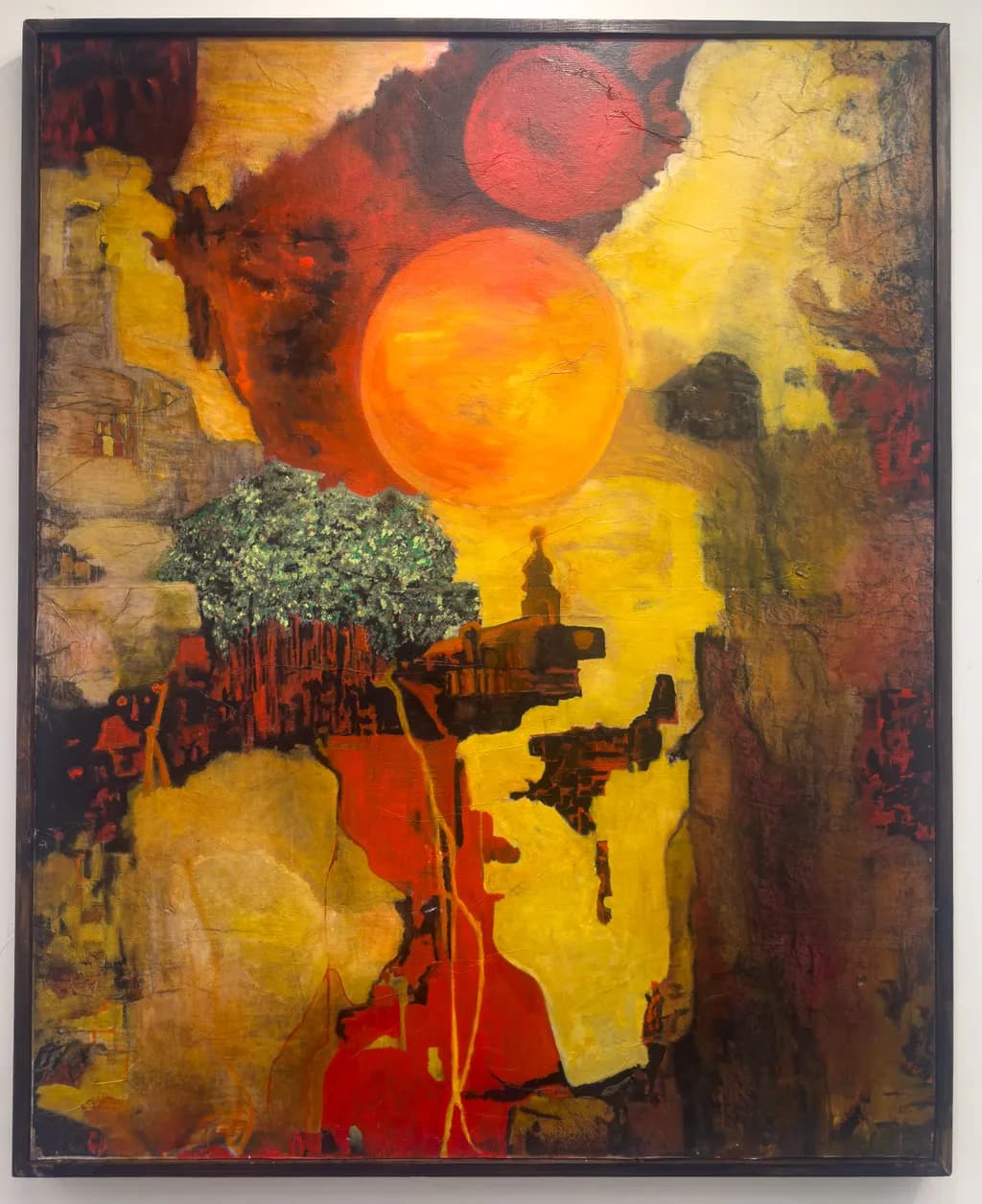 Ethereal Horizons: A Dance of Sunsets and Shadows in Abstract Landscapes