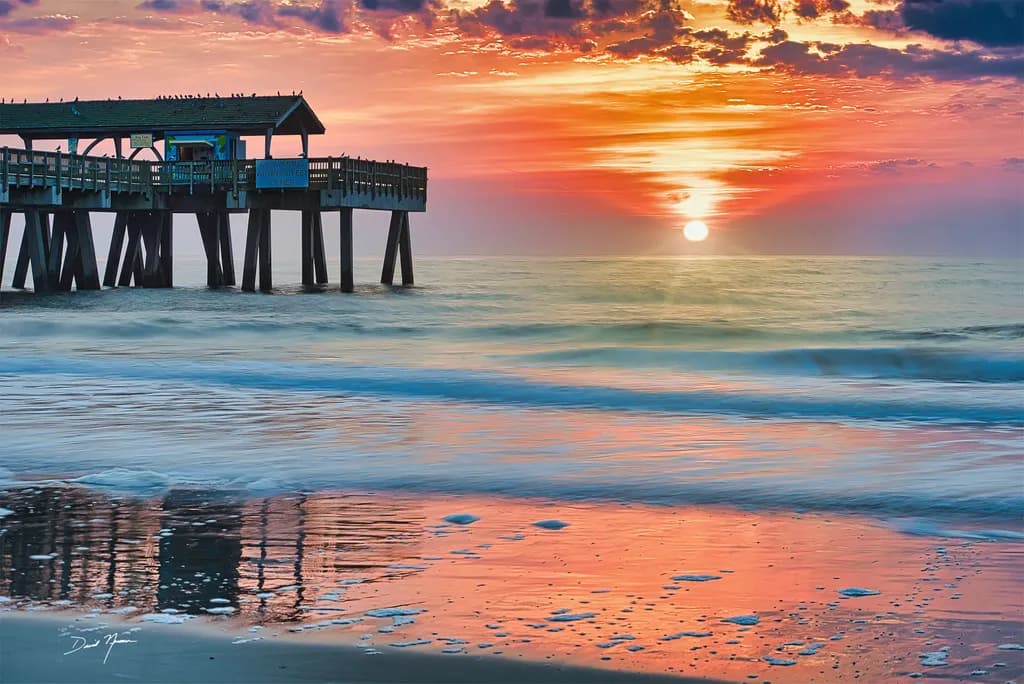 Pier's Quiet Glow