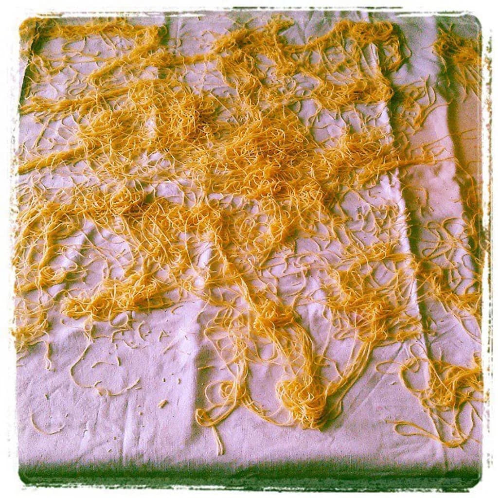 Drying Noodle Threads