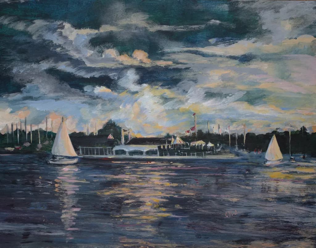 Genesee Harbor Twilight