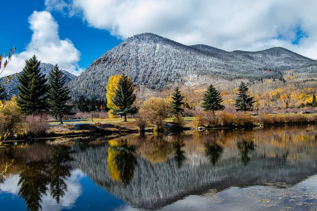 Mountain Mirror Reflection