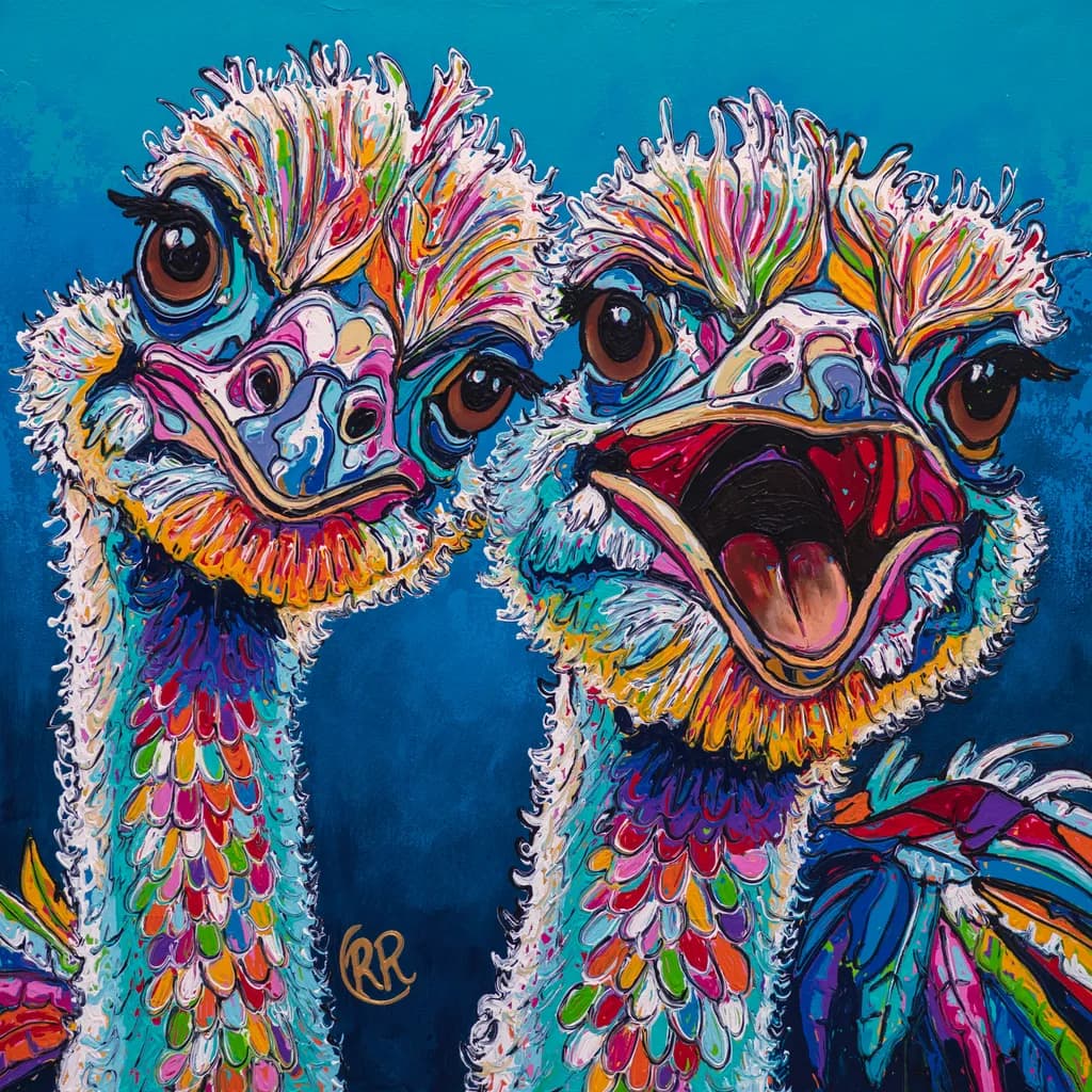 Island Ostrich Duo