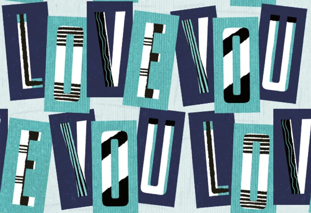Blue Block Message