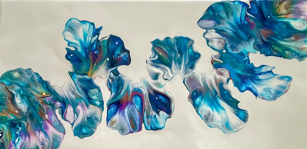 Blue Iris Bloom