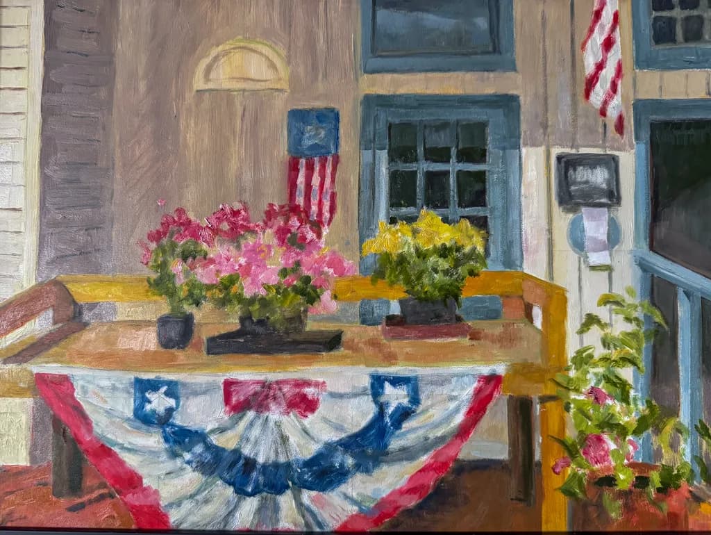 Festive Porch Display