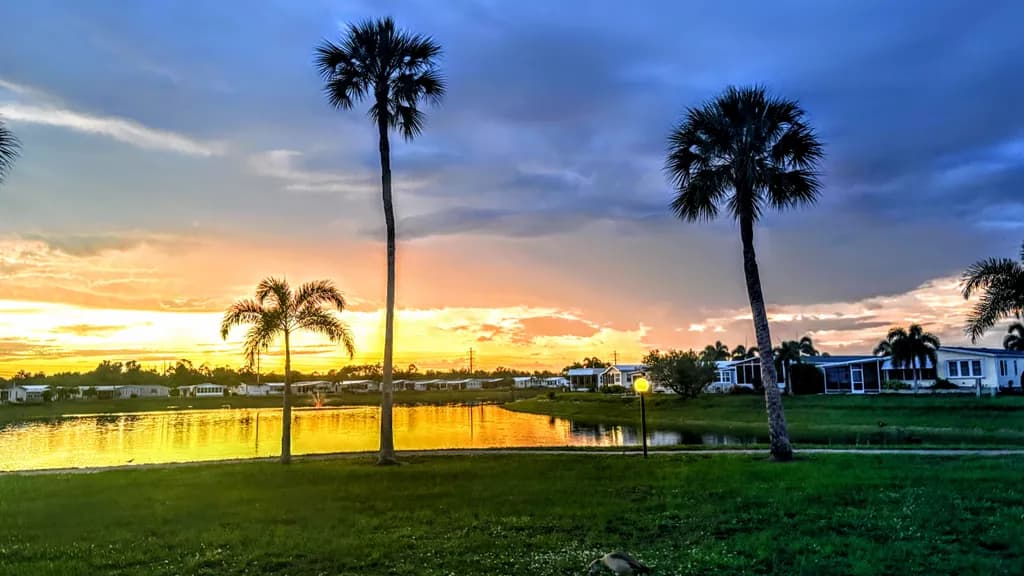 Golden Hour at Lake Horizon