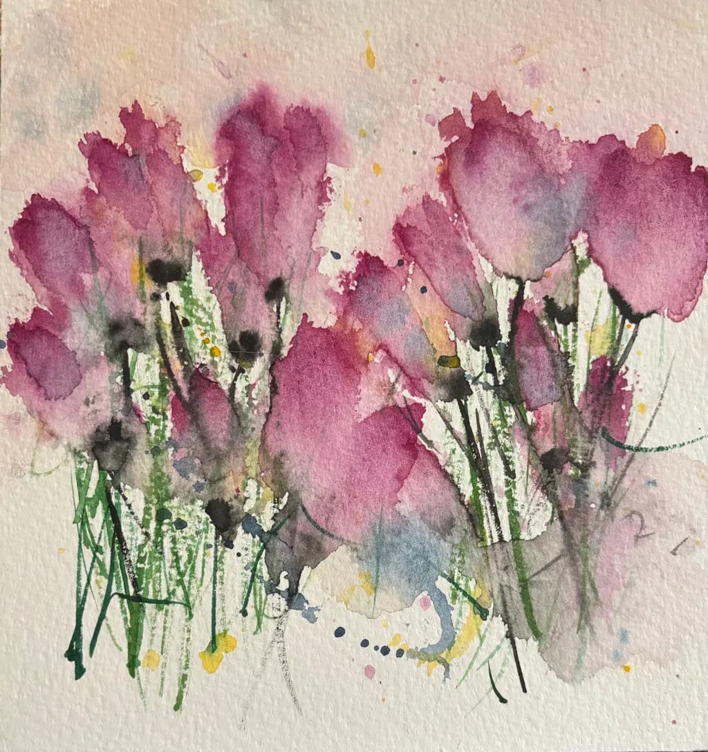 Abstract Floral Bloom