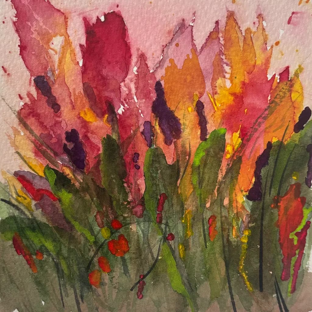 Abstract Floral Burst