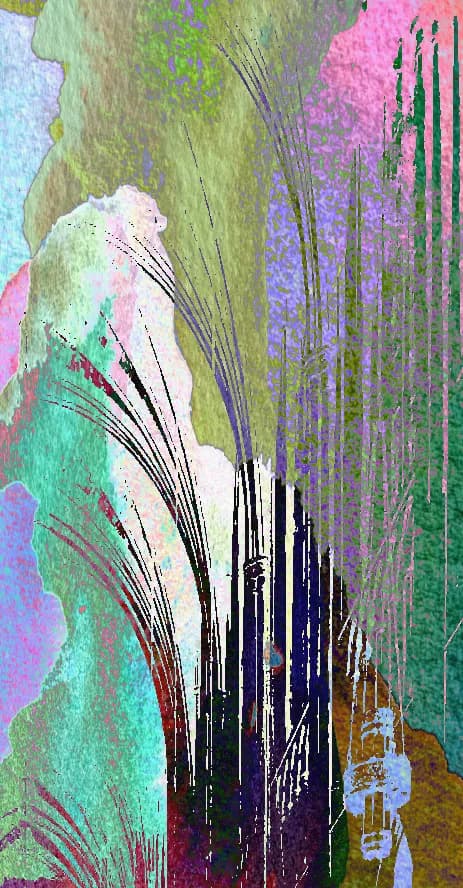 Whispers of Color: An Abstract Journey Through Textured Layers