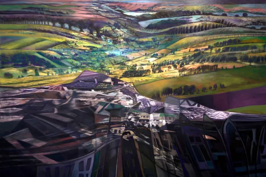 Whispers of the Landscape: A Dreamlike Journey Through Color and Form