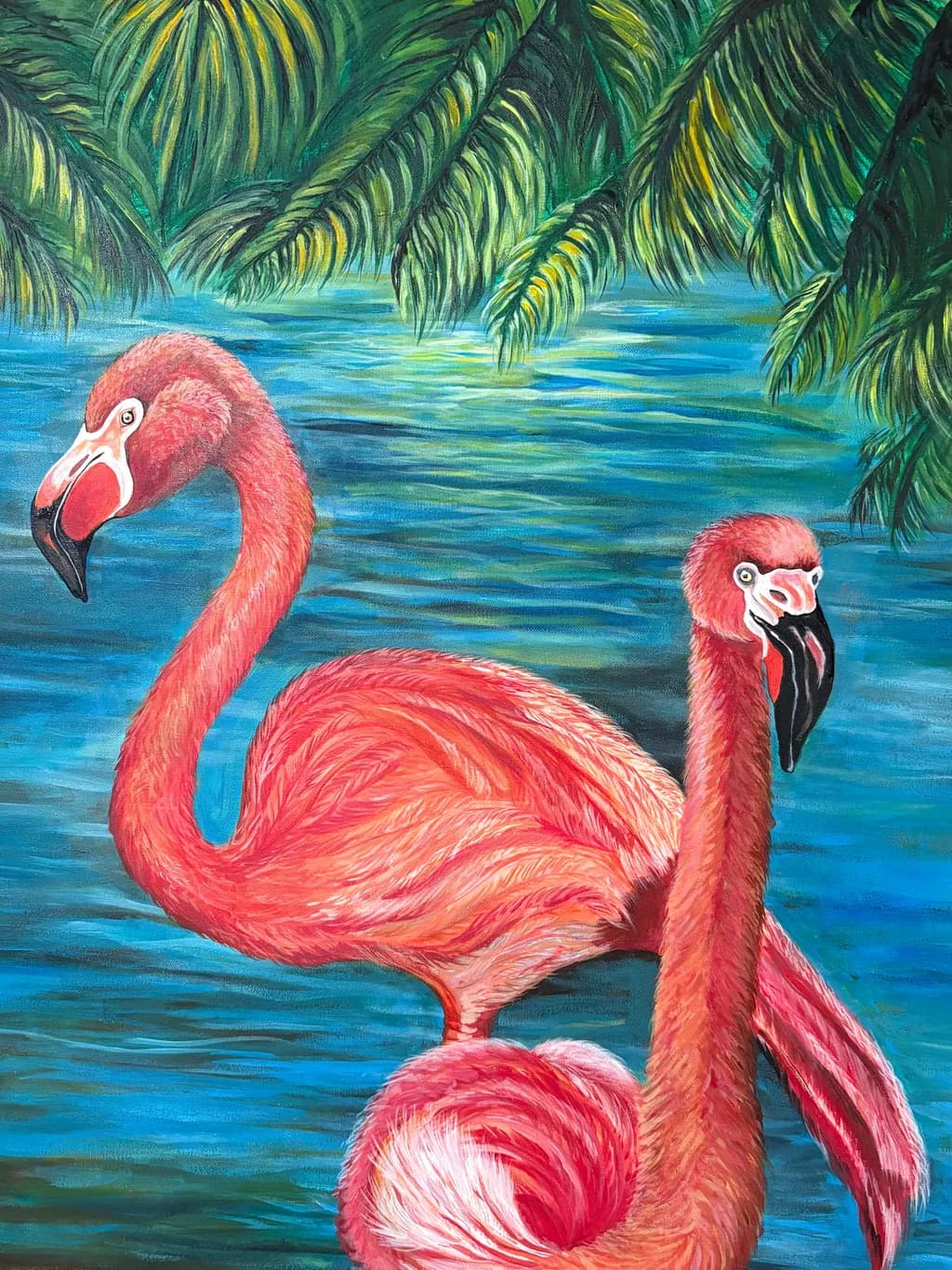 Tropical Flamingos
