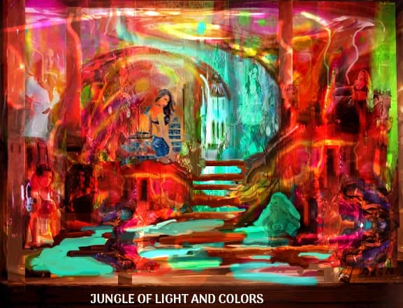 Jungle of Light and Colors: An Infinite Exploration of Emotion and Energy