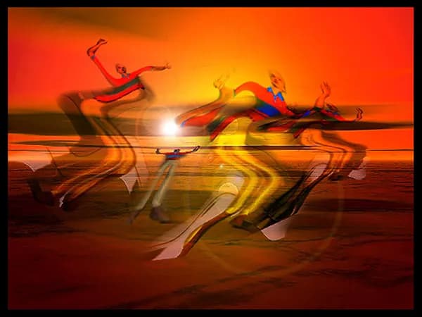 Eternal Dance of Light: A Journey Through Infinite Time and Space