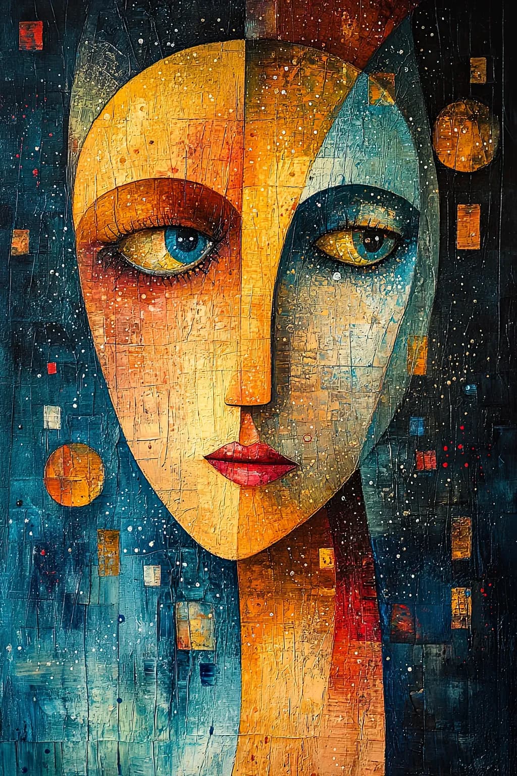 Whispers of Duality: A Journey Through Color and Emotion