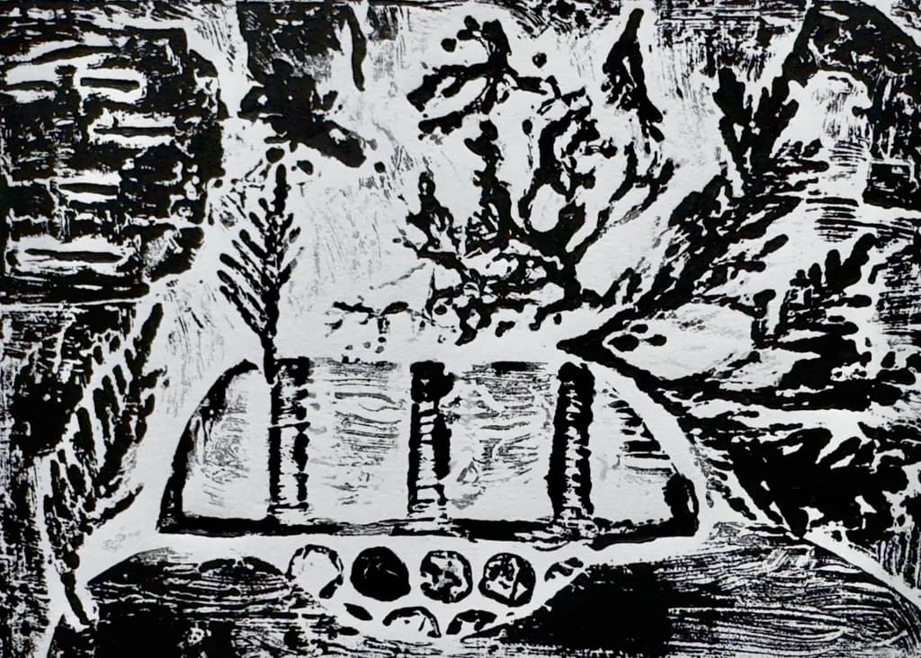 Monochrome Vase Study