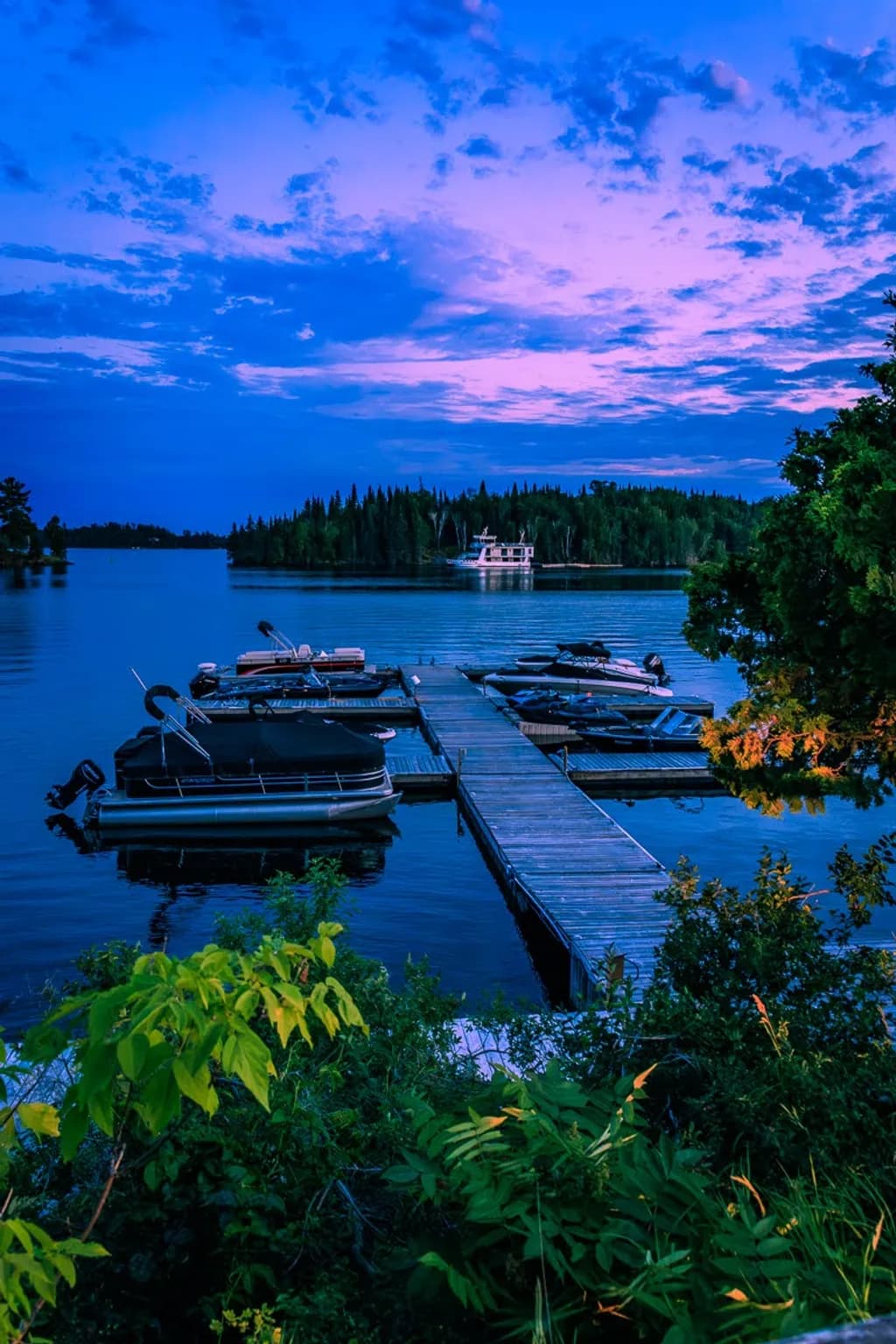Lakeside Dock at Dusk