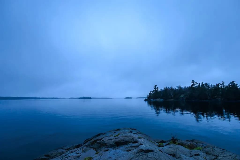 Misty Lake Horizon
