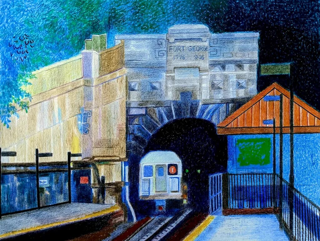 200th St NY Dyckman Train Station