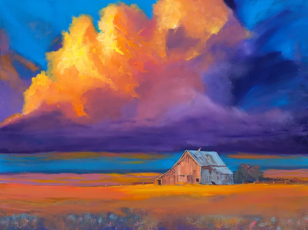 Storm Glow Barn