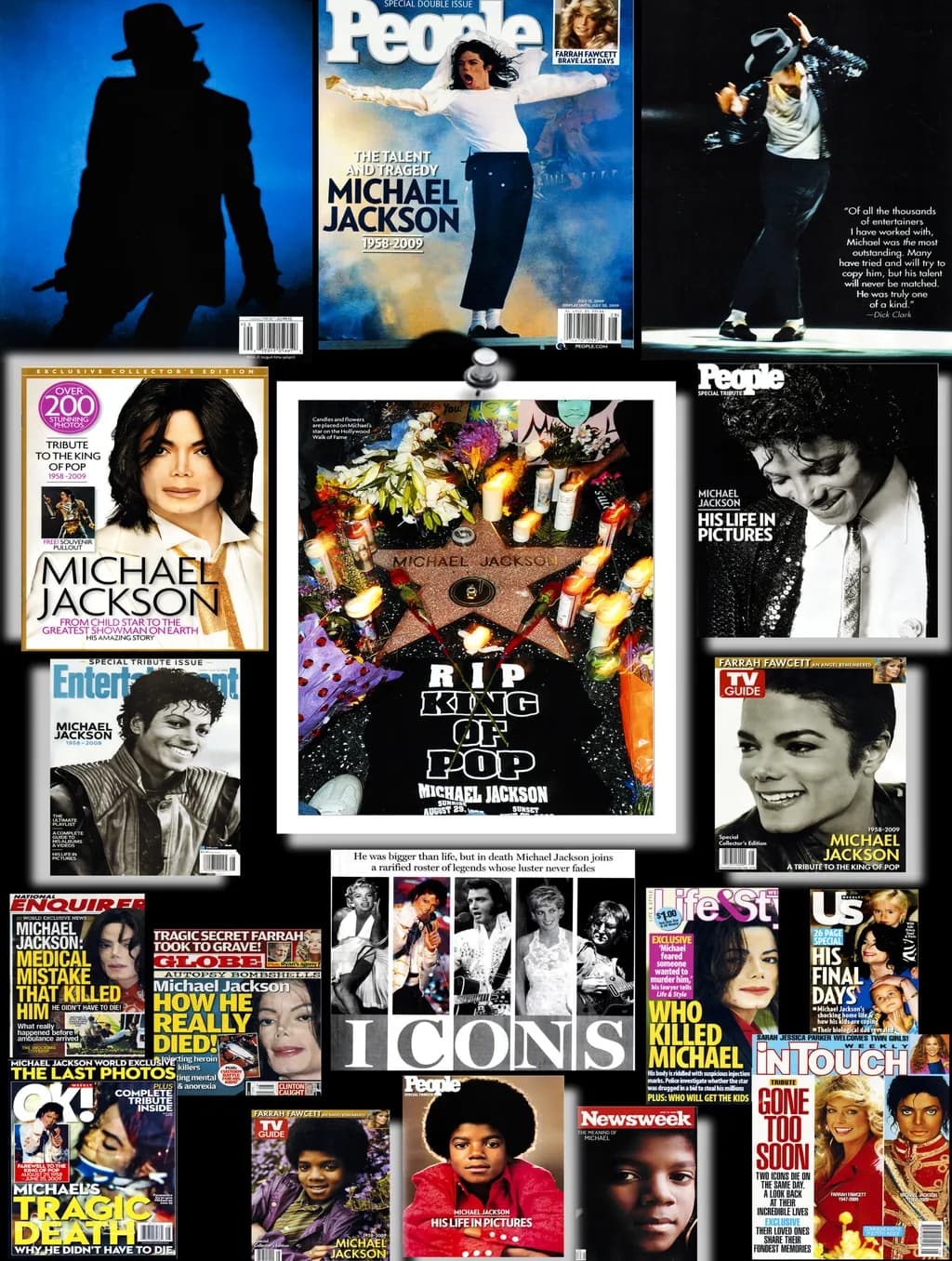 King of Pop Collage