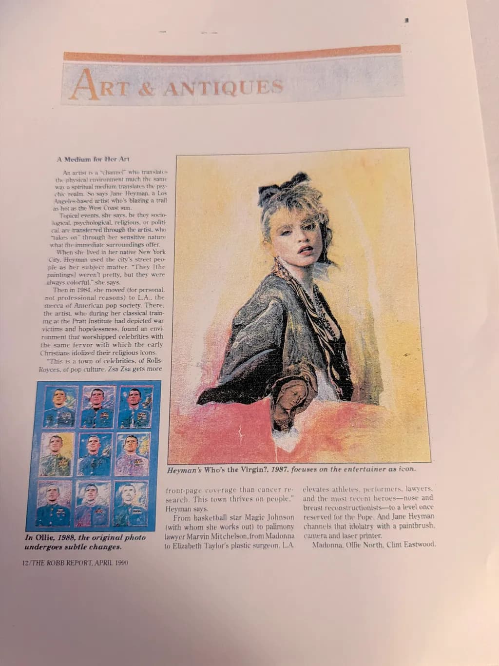Vintage Portrait Painting