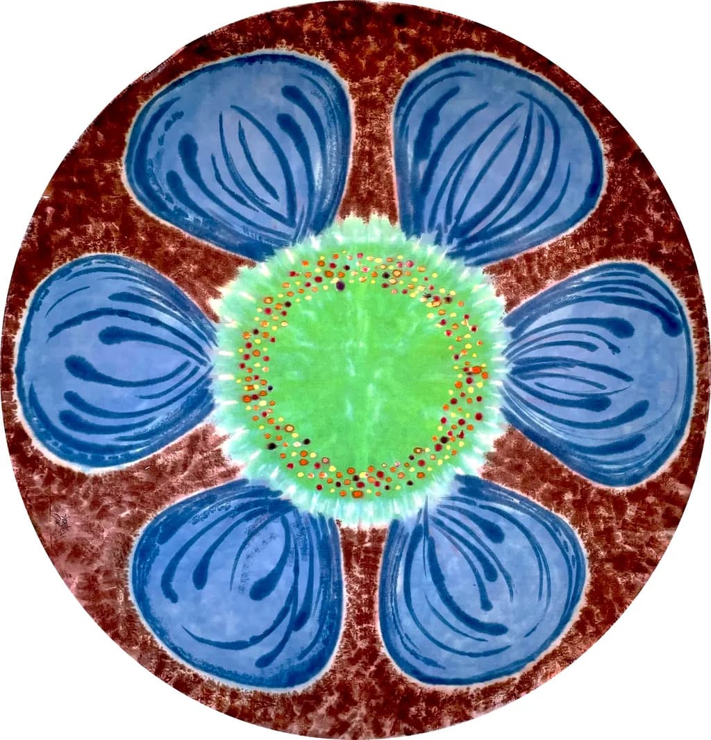 Blue Petal Radiance