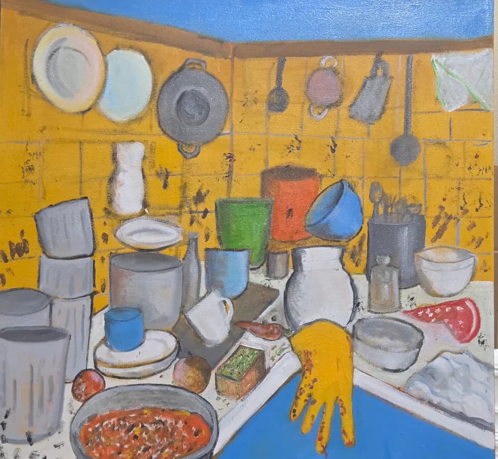 Kitchen Counter Clutter
