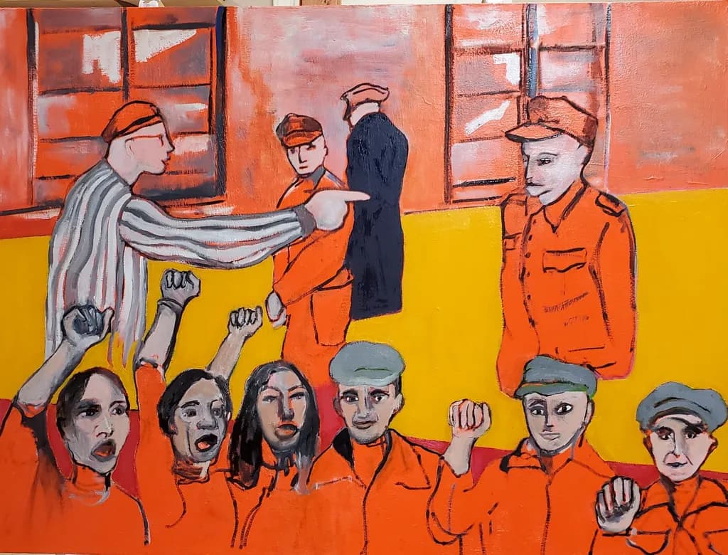 Orange Uniform Protest