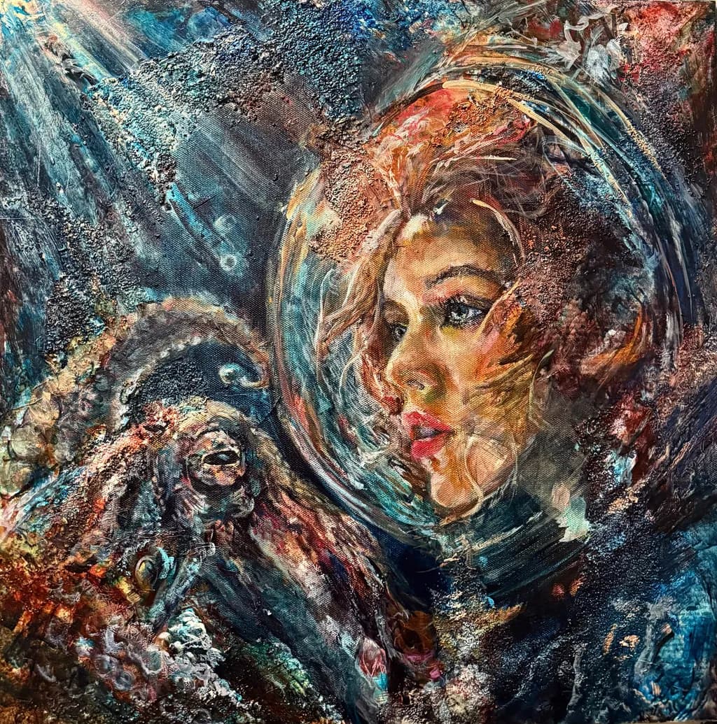 Octopus and Girl