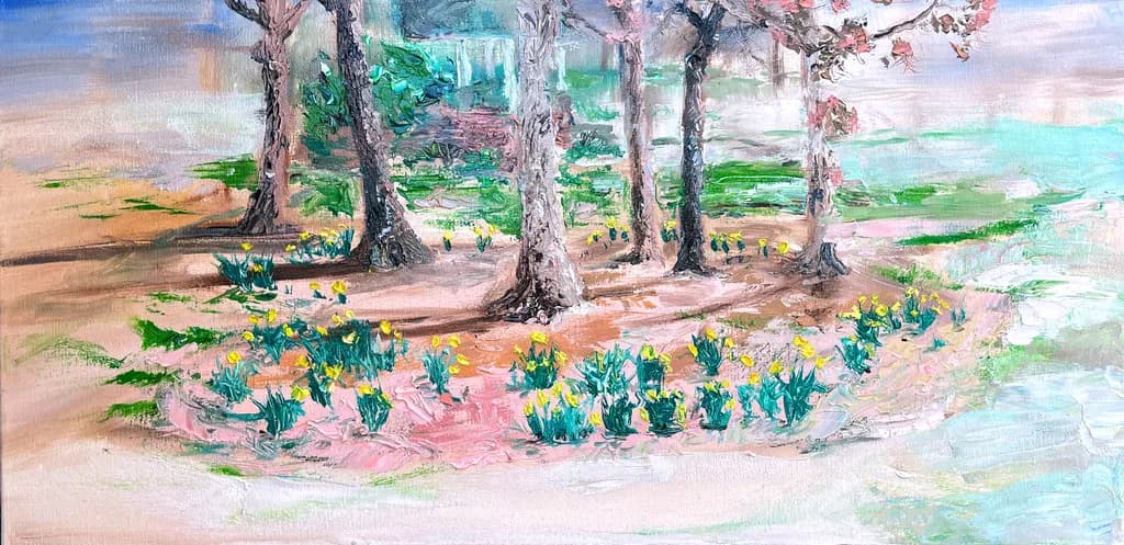 Daffodils in the Shade