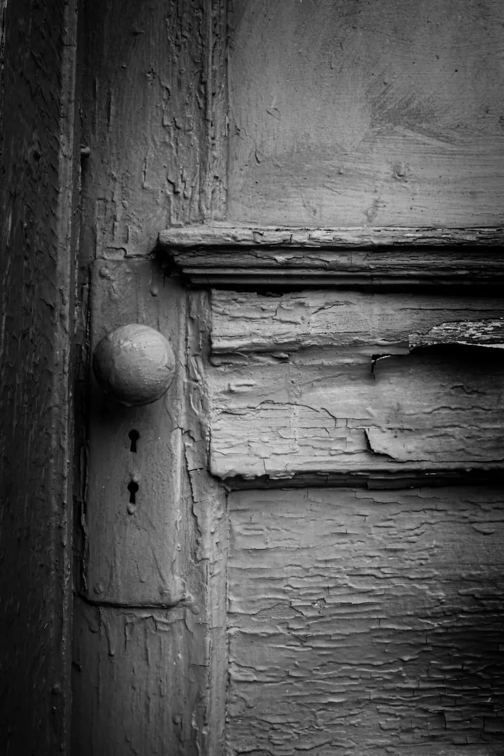 Whispers of Time: The Weathered Doorway of Forgotten Stories