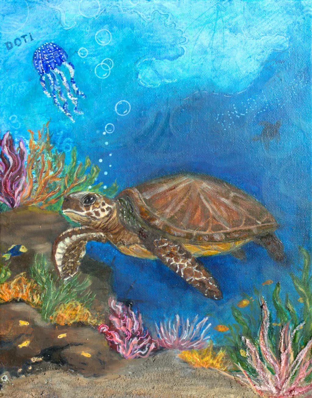 Beneath the Waves: Turtle's Journey