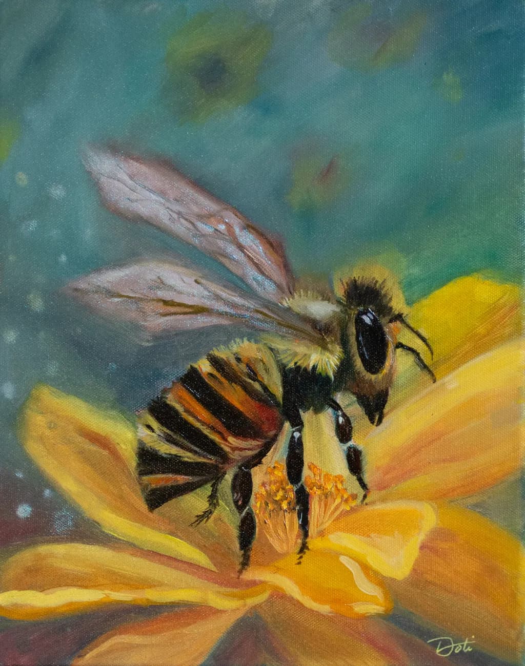 Bee Blossom Close-Up