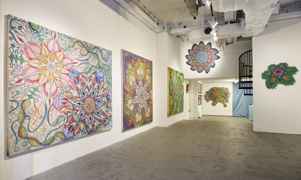 Vibrant Whimsy: A Kaleidoscope of Floral Expressions in Contemporary Art