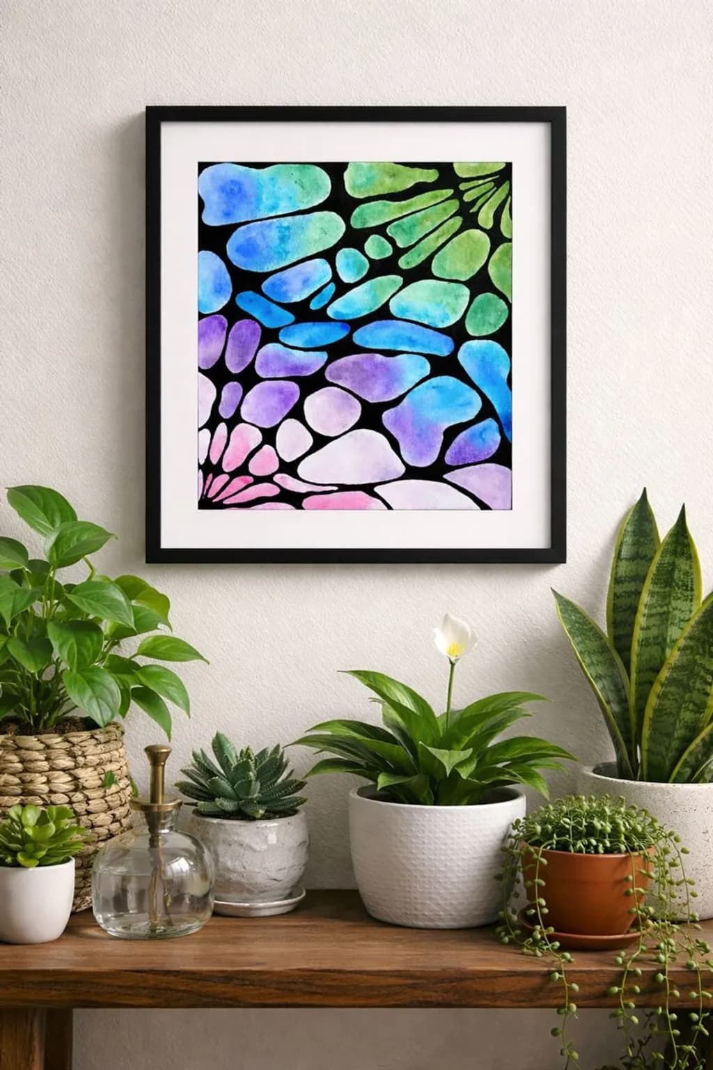 Colorful Mosaic Wings