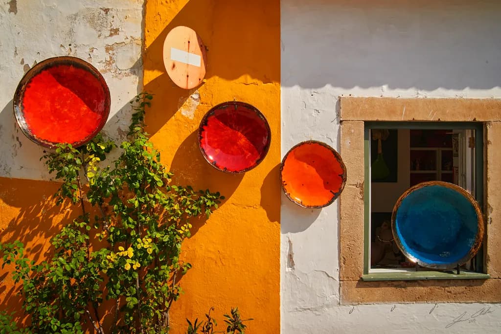 Colorful Ceramics Display
