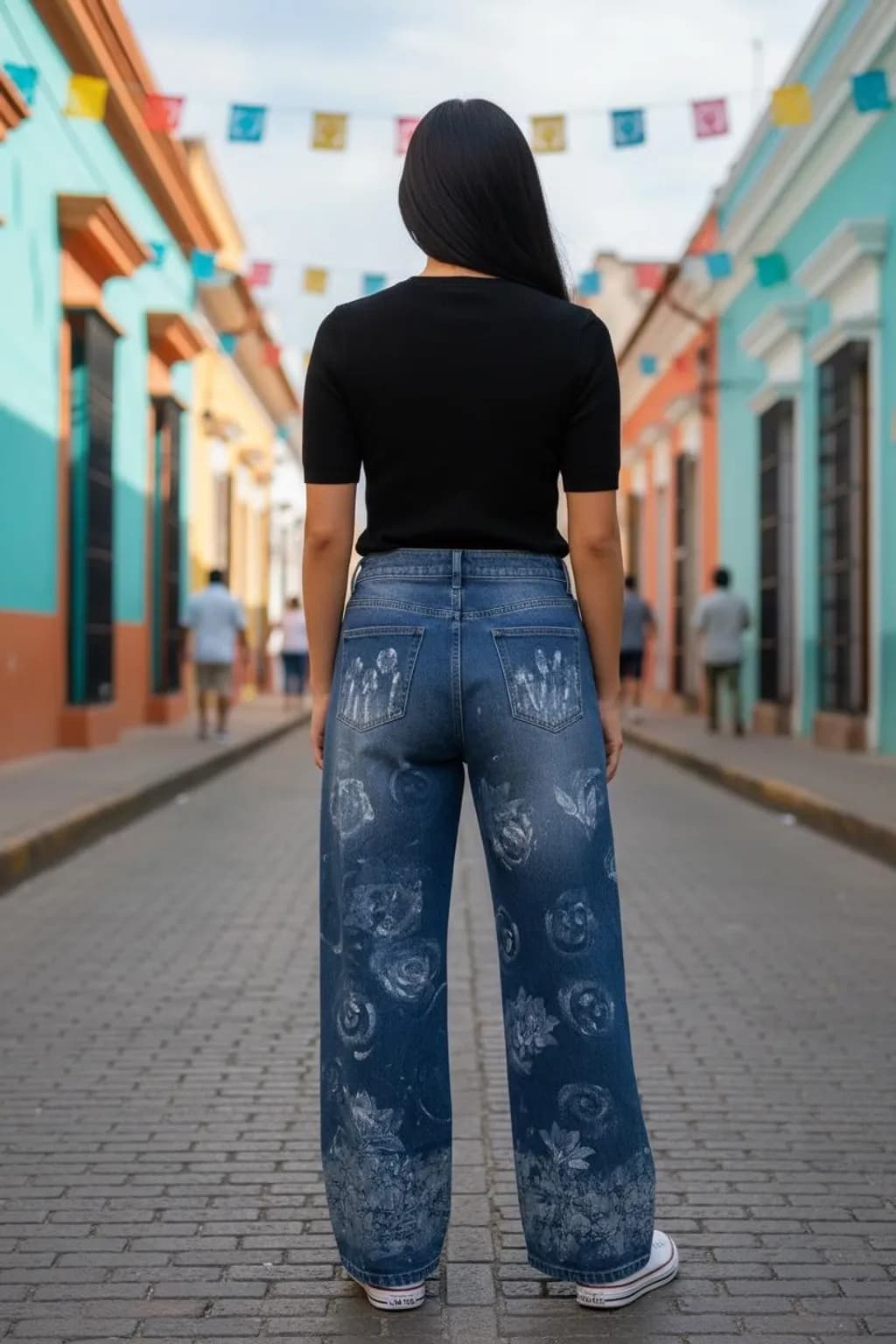 Painted Denim Stroll