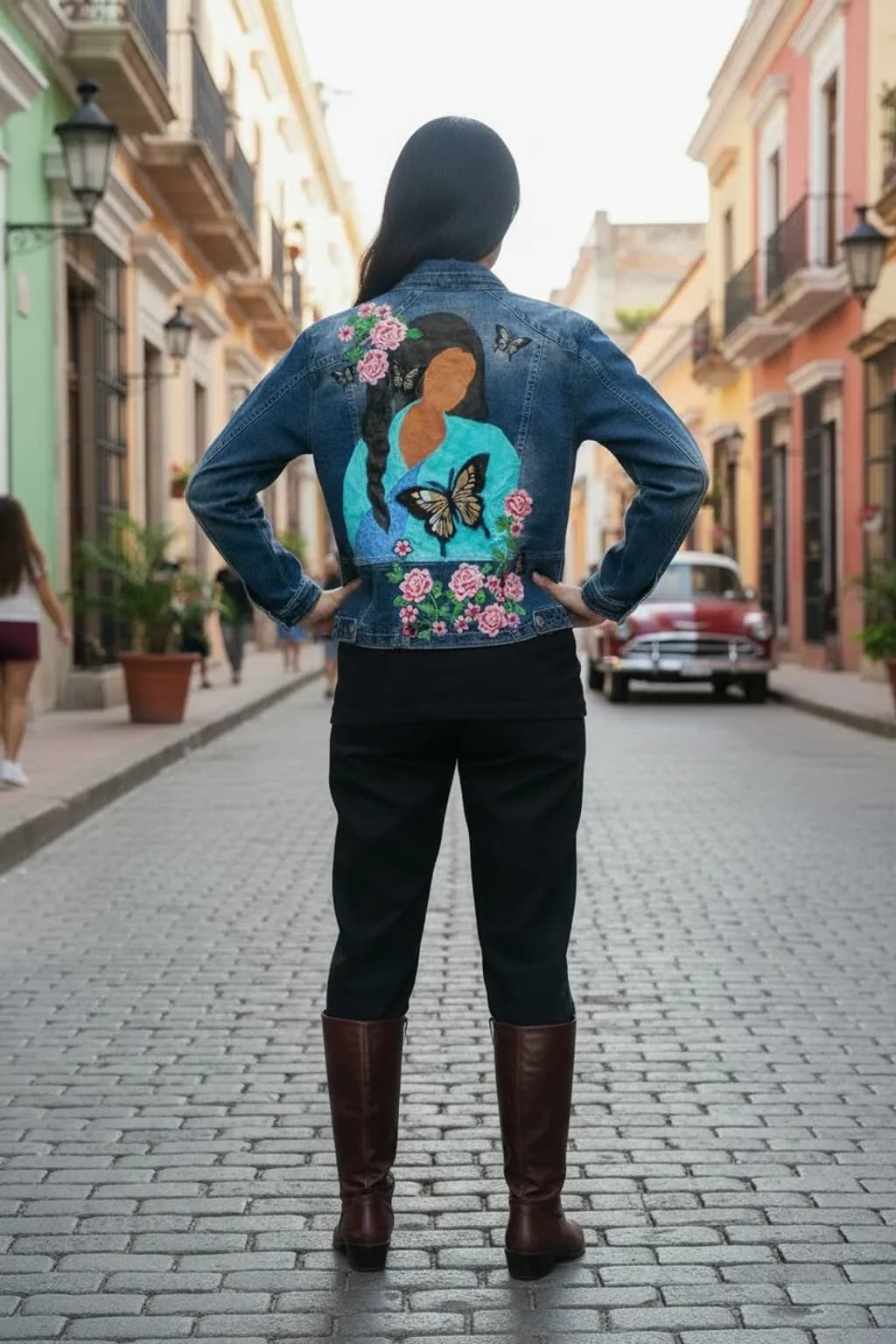 Butterfly Bloom Denim