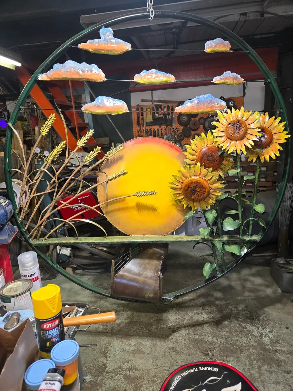 Sunflower Sunset Circle