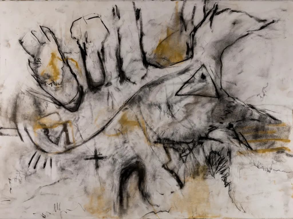 Whispers of the Ancients: A Journey Through Abstract Forms and Textures