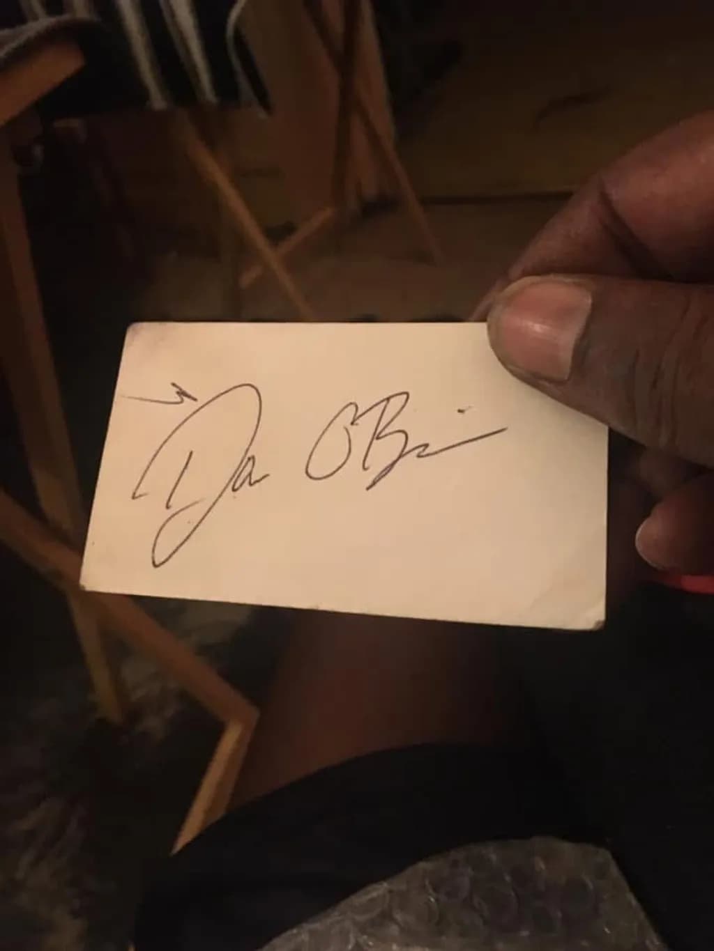 Autograph Card Detail