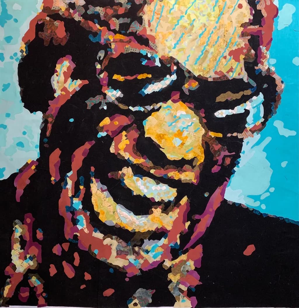 Fragmented Color Portrait