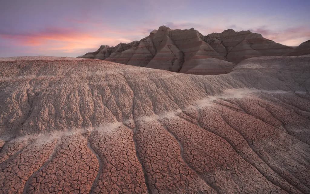 Pink Skies Badlands