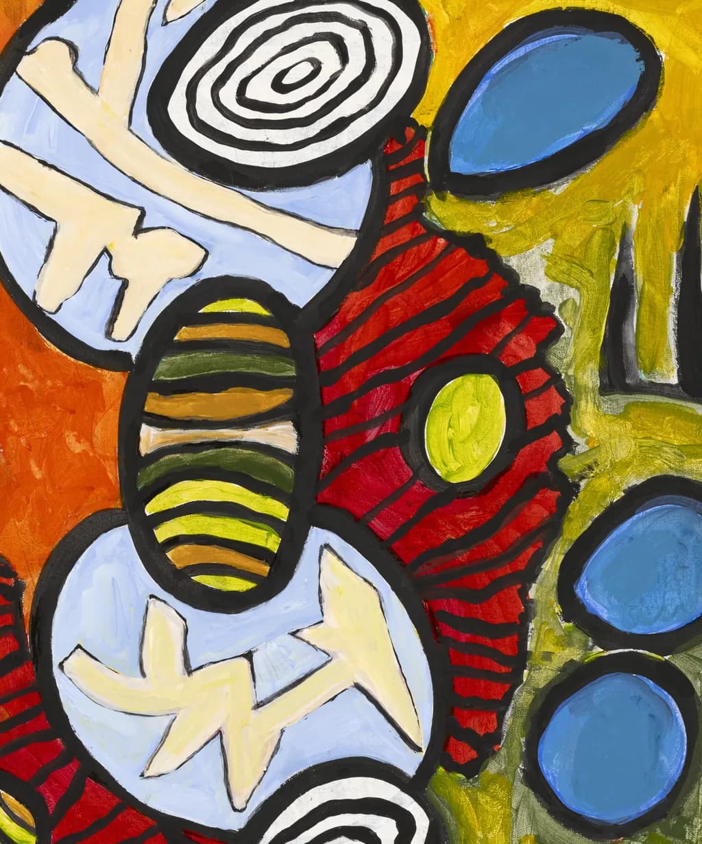 Vibrant Harmony: A Dance of Shapes and Colors in Abstract Expressionism