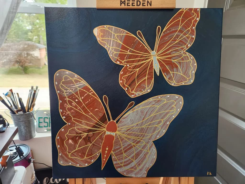 Golden Veil Butterflies