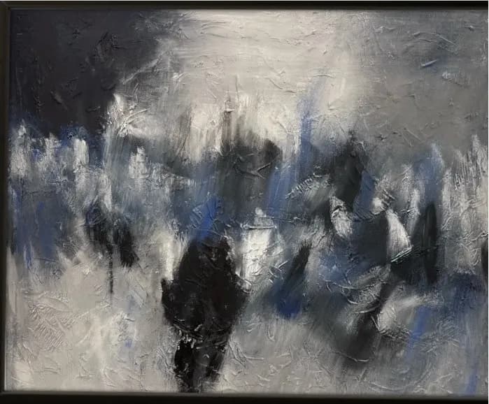 Whispers of Shadows: An Abstract Journey Through Light and Dark