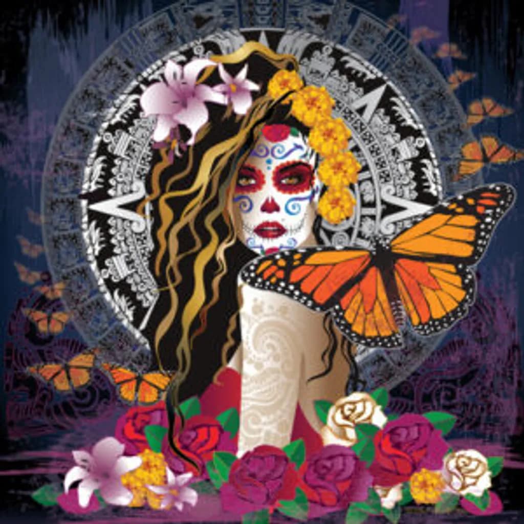 Aztec Butterfly Muse