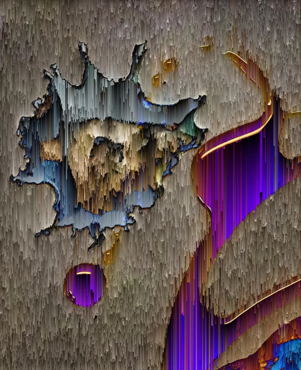 Fragmented Texture Glitch