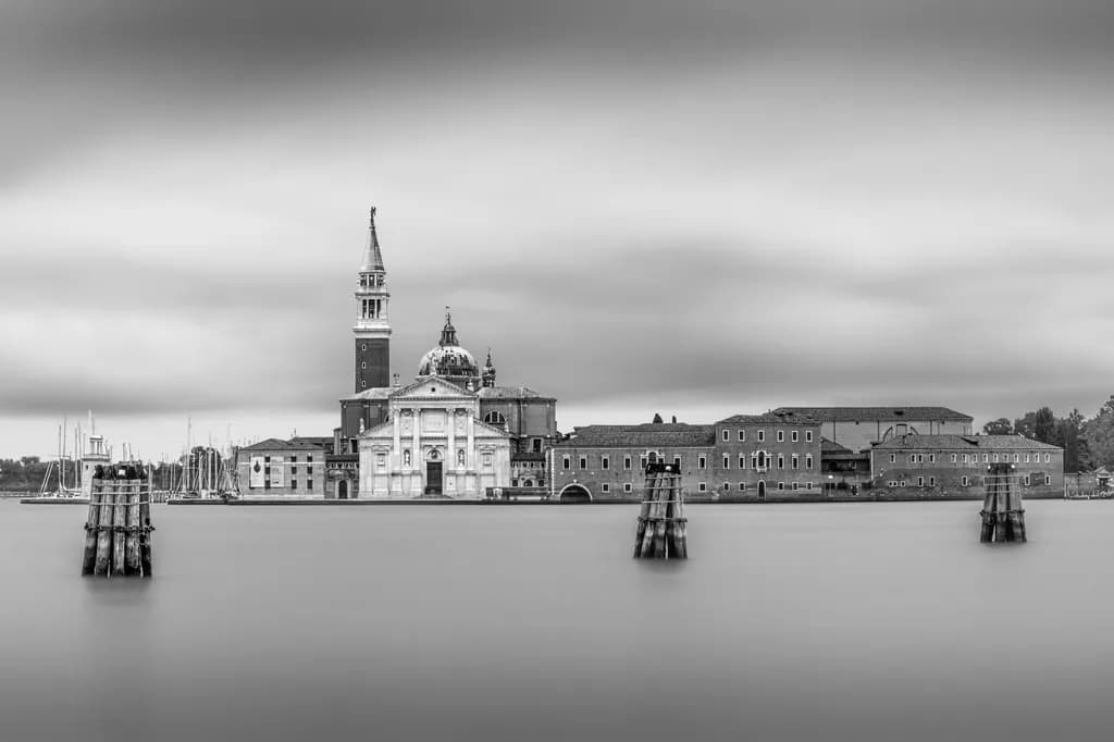 San Giorgio Maggiore - Venetian Silence in Monochrome
