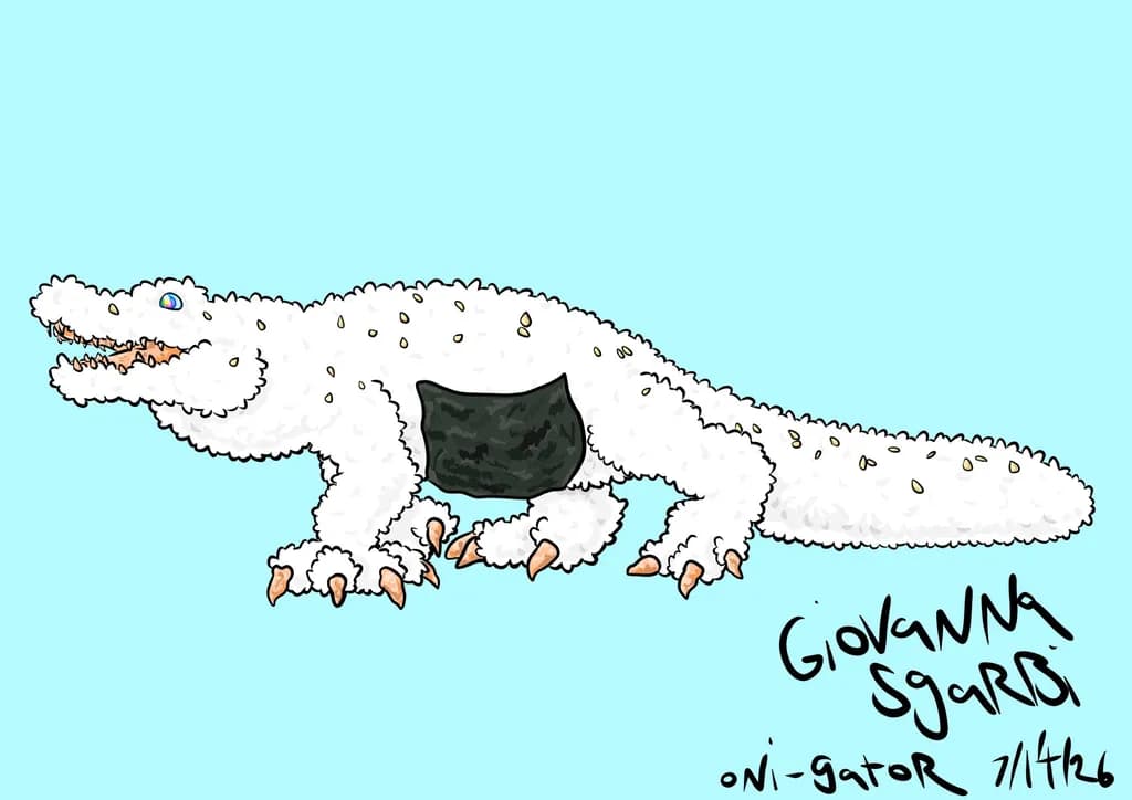 Oni-Gator Creature